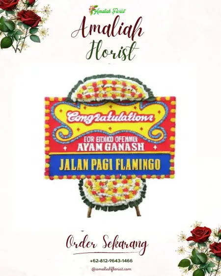 Sewa Papan Bunga Setianagara